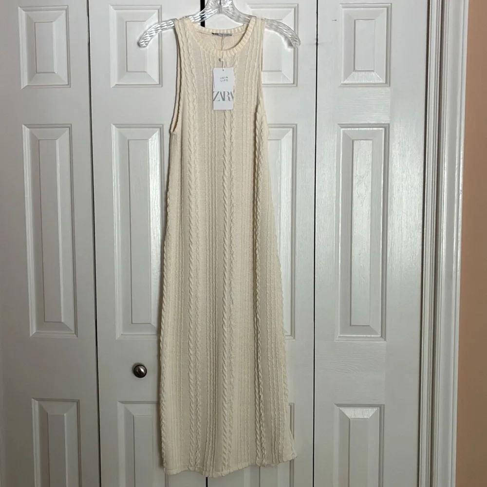 ZARA Cable Knit Dress - Picture 2 of 7